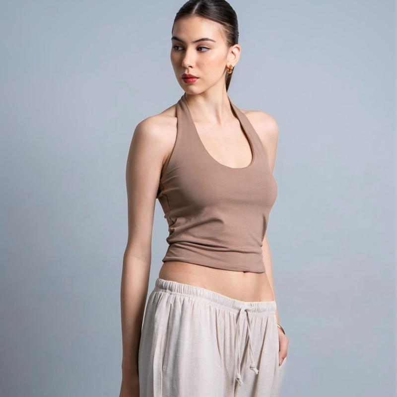 velora - kay halter neck tank