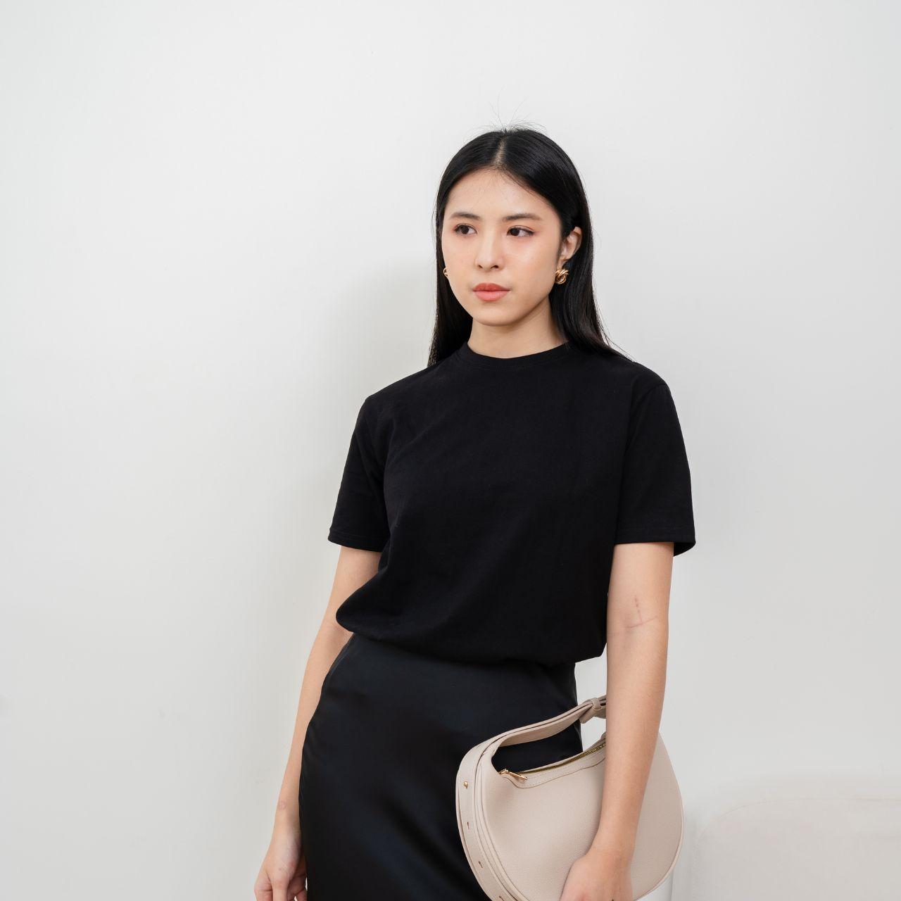 velora - kaos cewek polos lembut 24s basic cotton halus