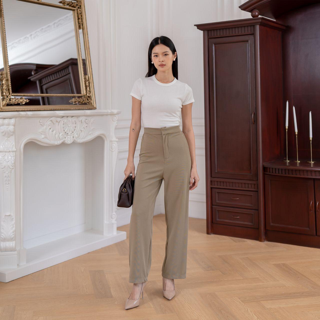 velora - louise knit long pants