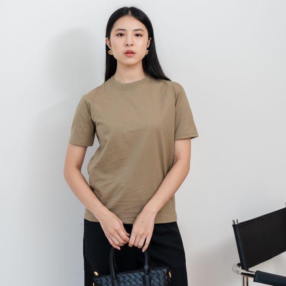 velora - kaos cewek polos lembut 24s basic cotton halus