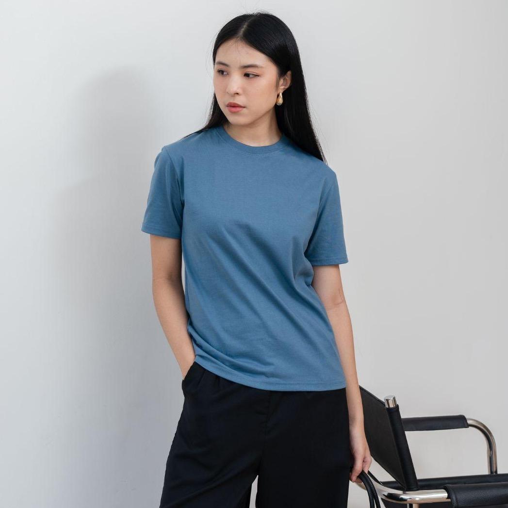 velora - kaos cewek polos lembut 24s basic cotton halus