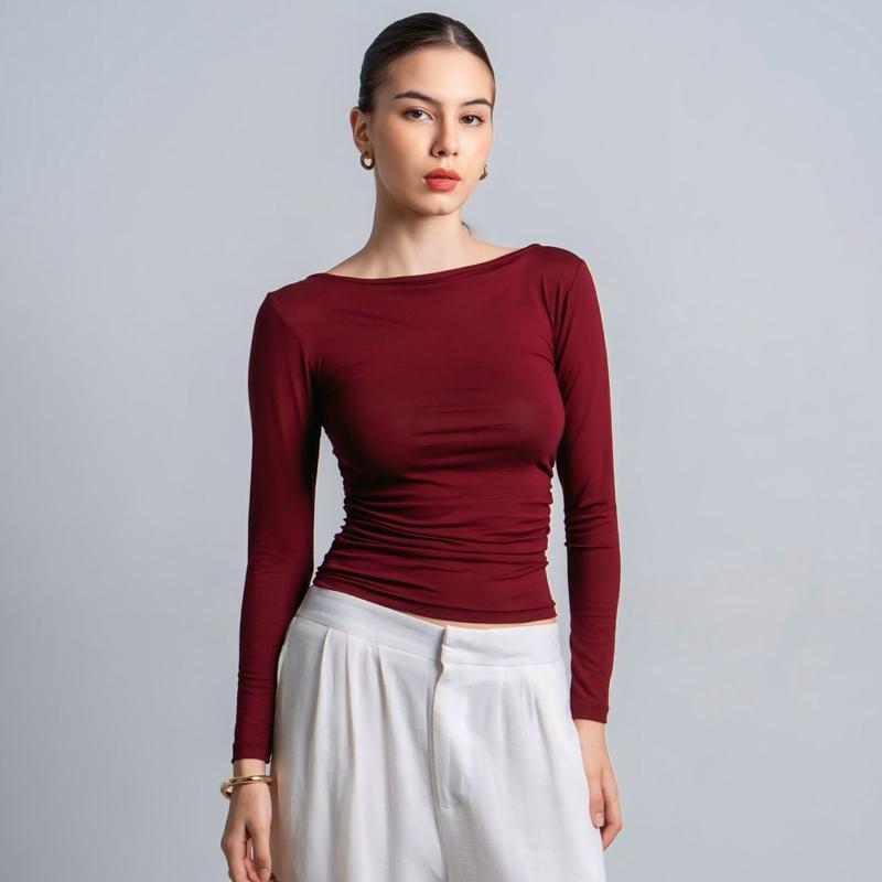 velora - freya longsleeve kerut top