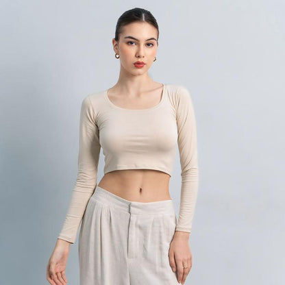 Velora - Cleo Longsleeve Crop Top