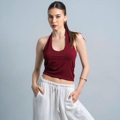 Velora - Kay Halter Neck Tank