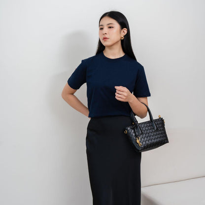 Velora - Kaos Cewek Polos Lembut 24s Basic Cotton Halus