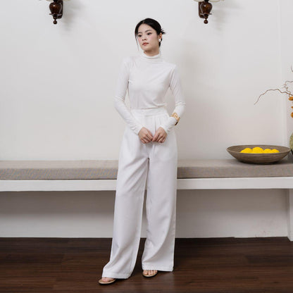 Velora - Amoy Turtle Neck Longsleeve Top