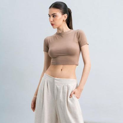 Velora - Vio Oneck Crop Top