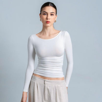 Velora - Freya Longsleeve Kerut Top