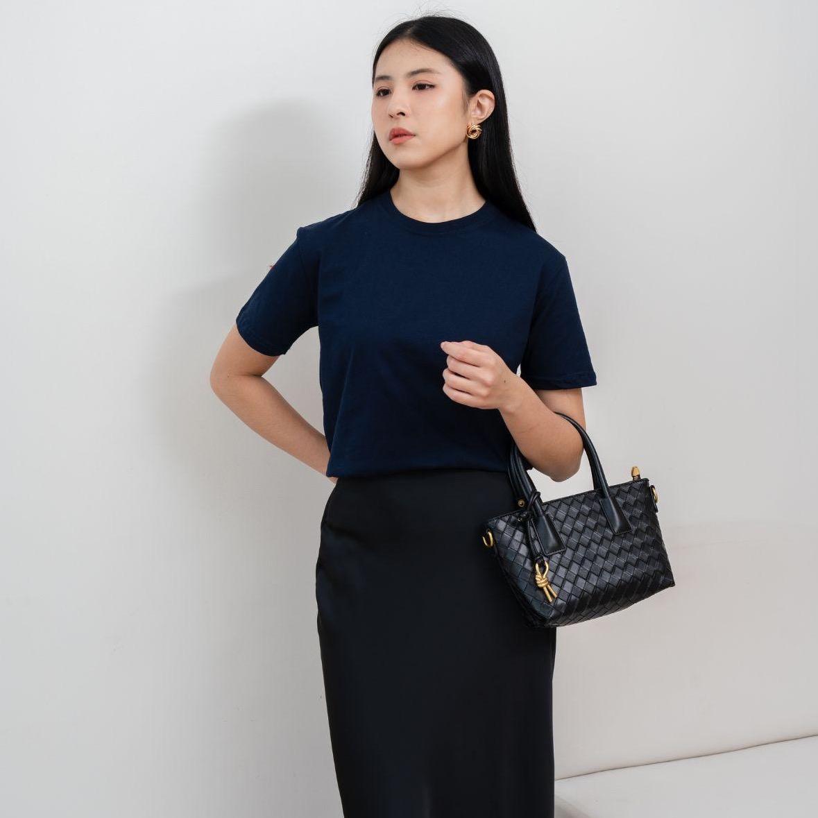 velora - kaos cewek polos lembut 24s basic cotton halus