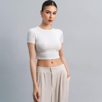 Velora - Vio Oneck Crop Top