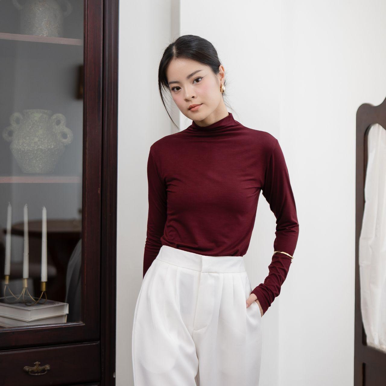 velora - amoy turtle neck longsleeve top