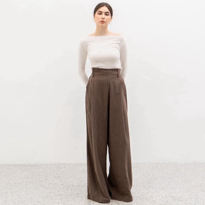 Velora - Caterine Linen Cullote