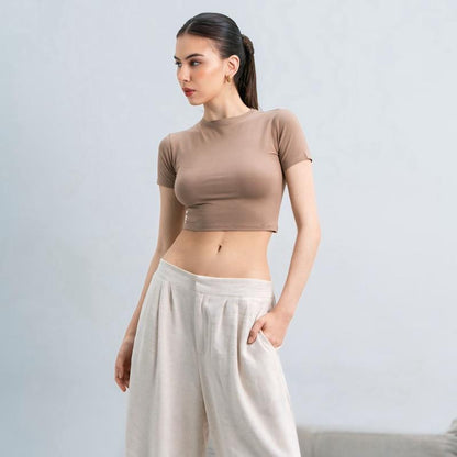 Velora - Vio Oneck Crop Top