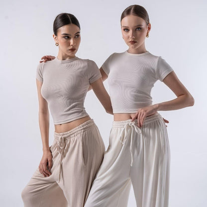 Velora - Hailee Oneck Top Rib Katun