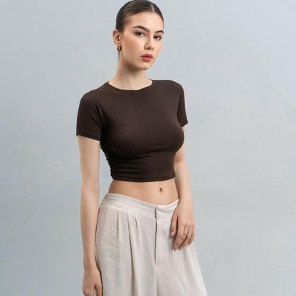 Velora - Vio Oneck Crop Top