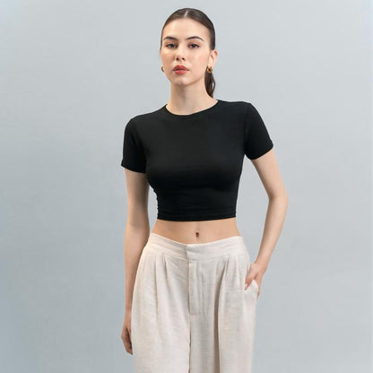 Velora - Vio Oneck Crop Top