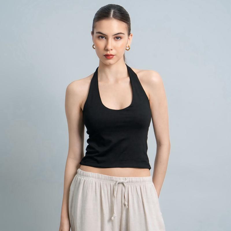 velora - kay halter neck tank