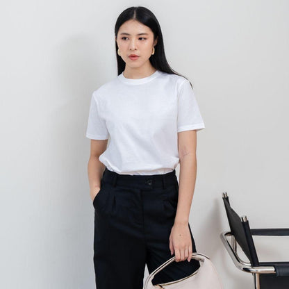 Velora - Kaos Cewek Polos Lembut 24s Basic Cotton Halus