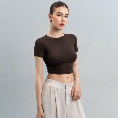 Velora - Vio Oneck Crop Top