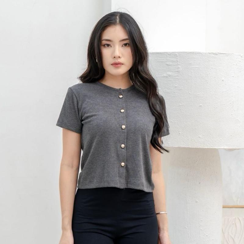velora - abell button top