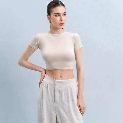 Velora - Vio Oneck Crop Top