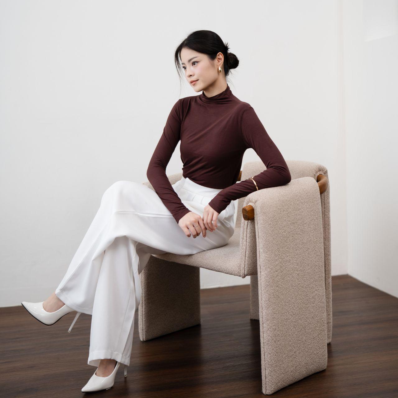 velora - amoy turtle neck longsleeve top