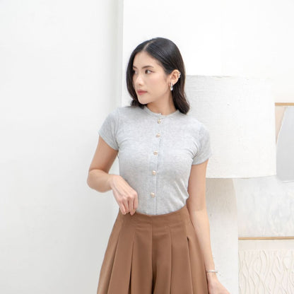 Velora - Abell Button Top