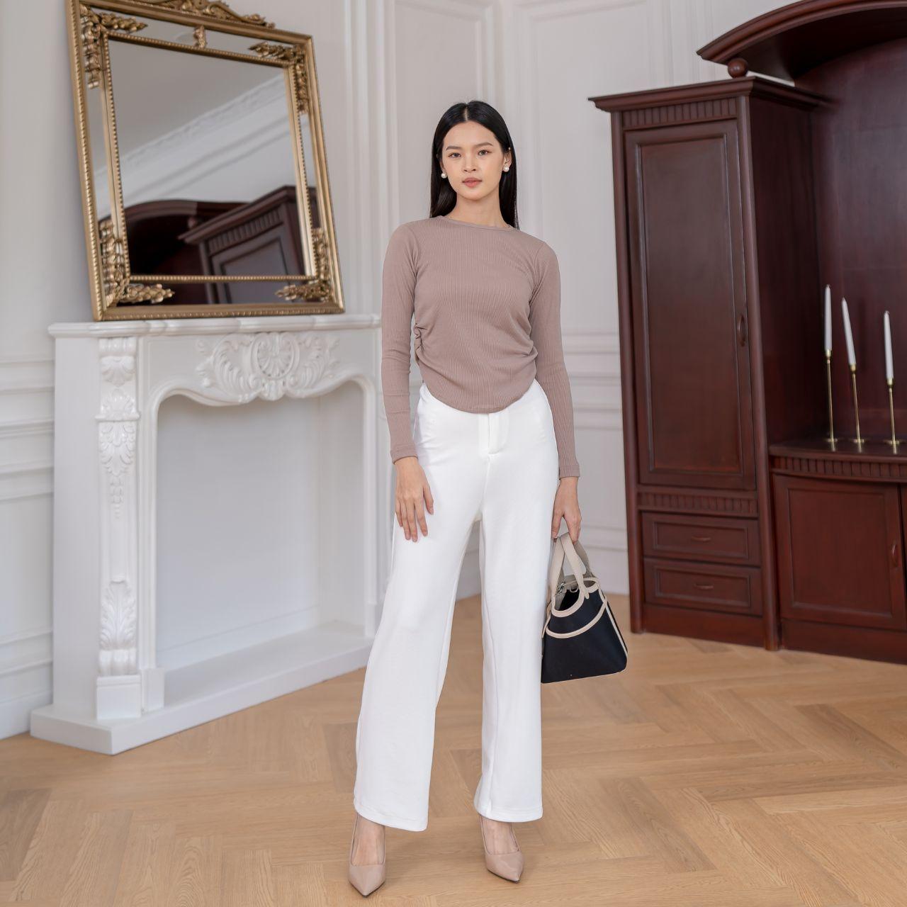 velora - louise knit long pants