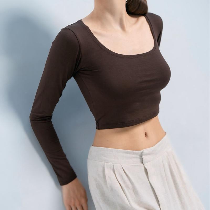 velora - cleo longsleeve crop top