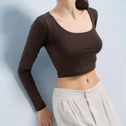 Velora - Cleo Longsleeve Crop Top