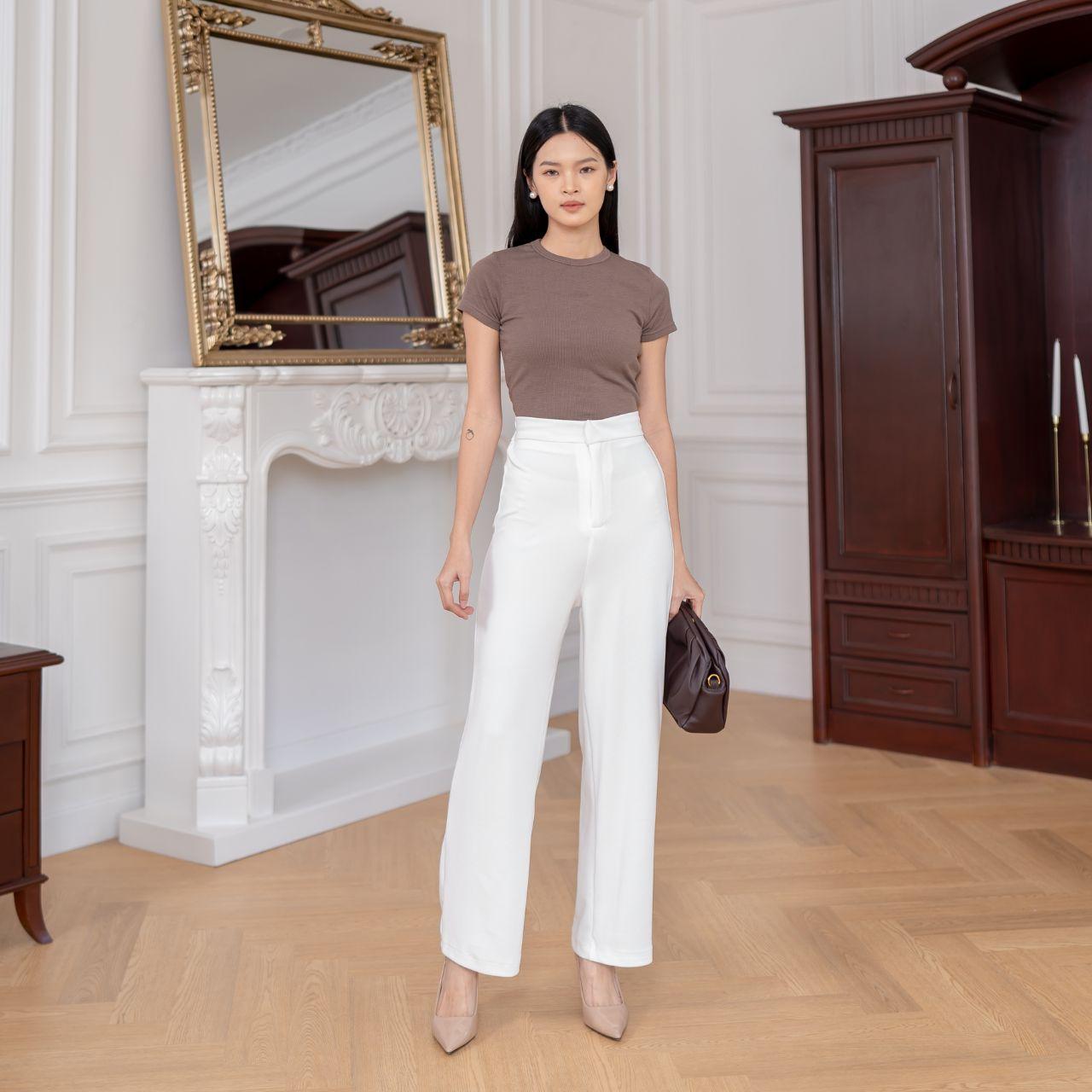 velora - louise knit long pants