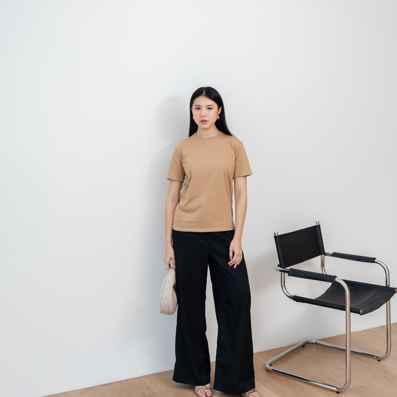 velora - kaos cewek polos lembut 24s basic cotton halus