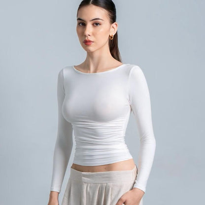 Velora - Freya Longsleeve Kerut Top