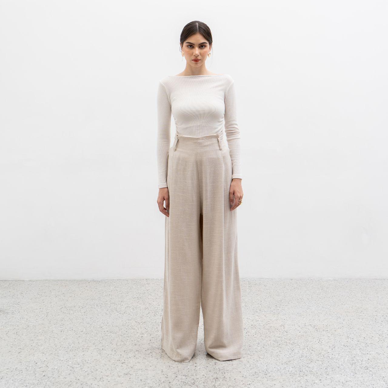 velora - caterine linen cullote